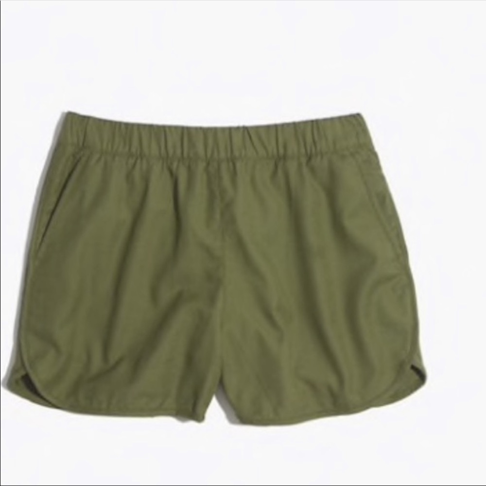 NWT Madewell Green Pull On Shorts S